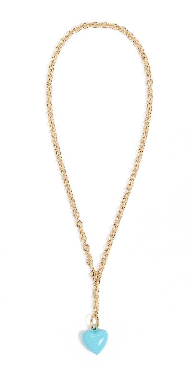Roxanne Assoulin The Mini Happy Heart Necklace Turquois