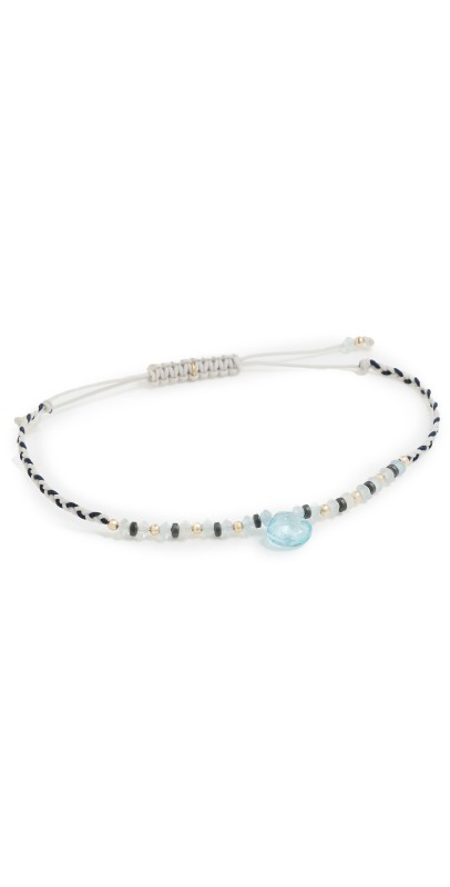 JIA JIA Mikasa Aquamarine Gold Bracelet Mult