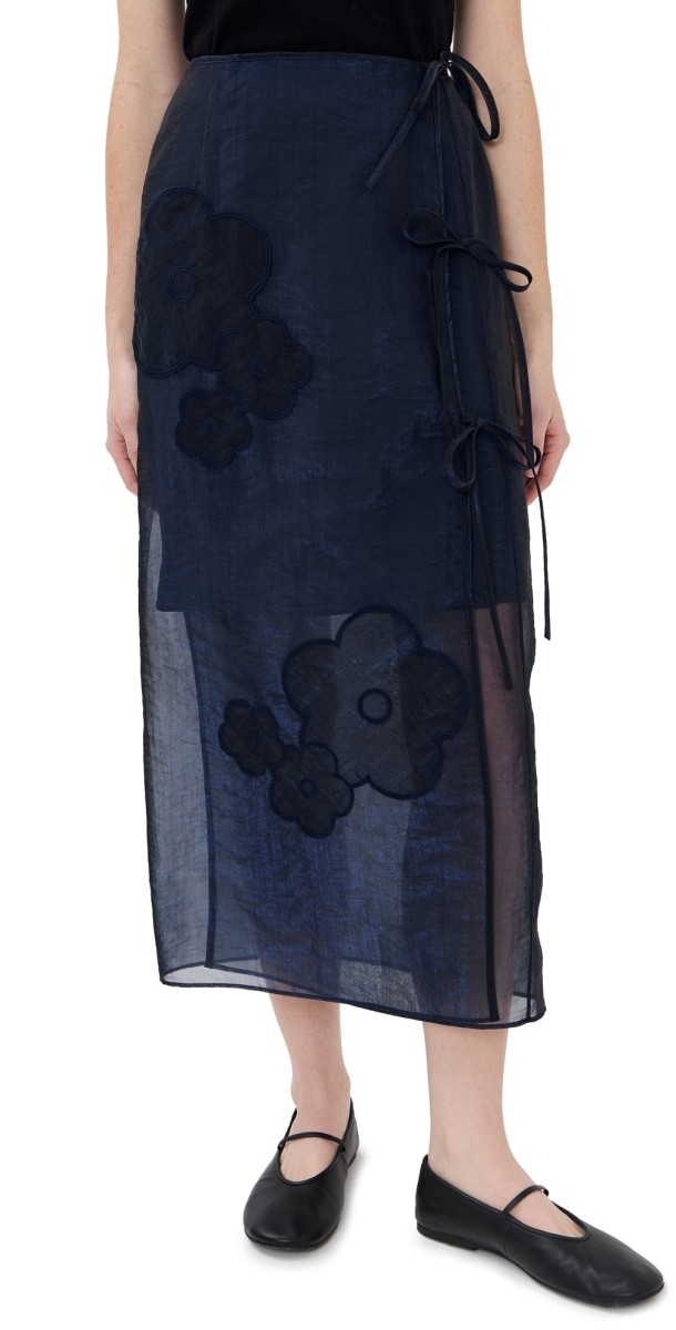 Cecilie Bahnsen April Skirt Navy