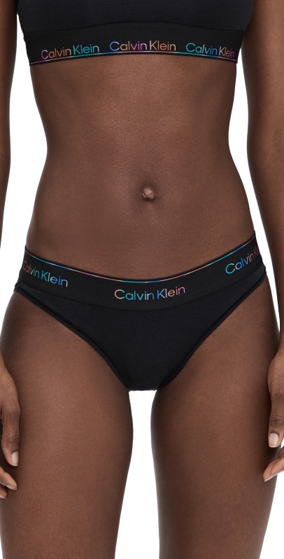 Calvin Klein Underwear Pride Cotton Bikini Panties Black