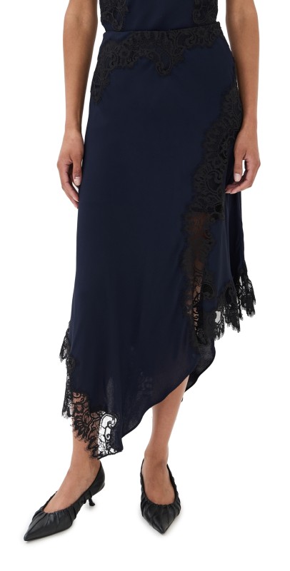 Veronica Beard Hartley Skirt Navy