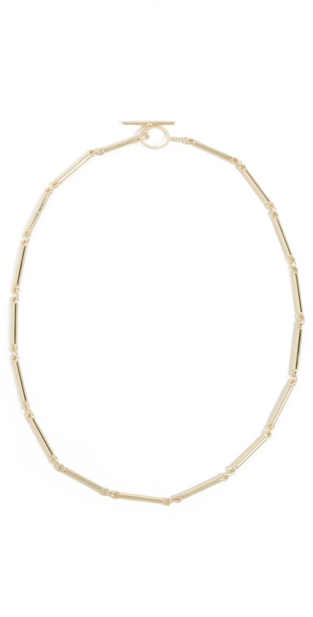 Jennifer Zeuner Jewelry Bex Necklace Gold Vermeil