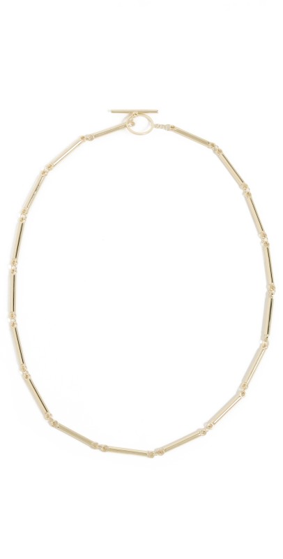 Jennifer Zeuner Jewelry Bex Necklace Gold Vermeil