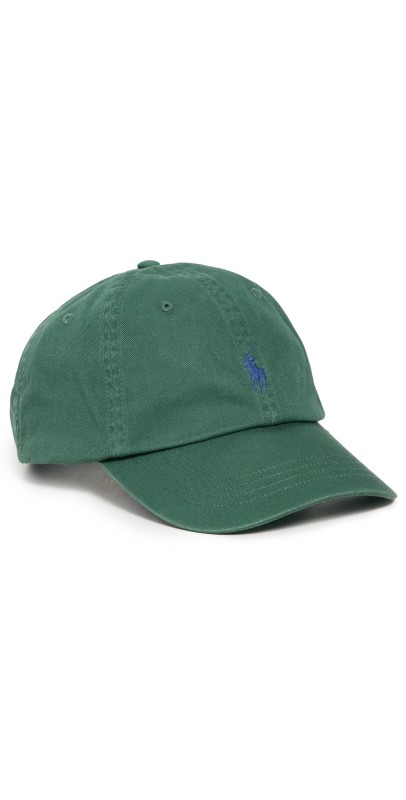 Polo Ralph Lauren Cotton Oxford Classic Sport Cap Washed Forest