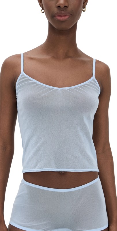 Skarlett Blue Spellbound Mesh Cami Blue Breeze