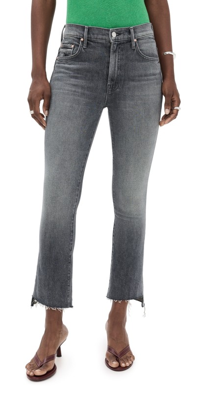 MOTHER Insider Crop Step Chew Jeans Moshpit Memories