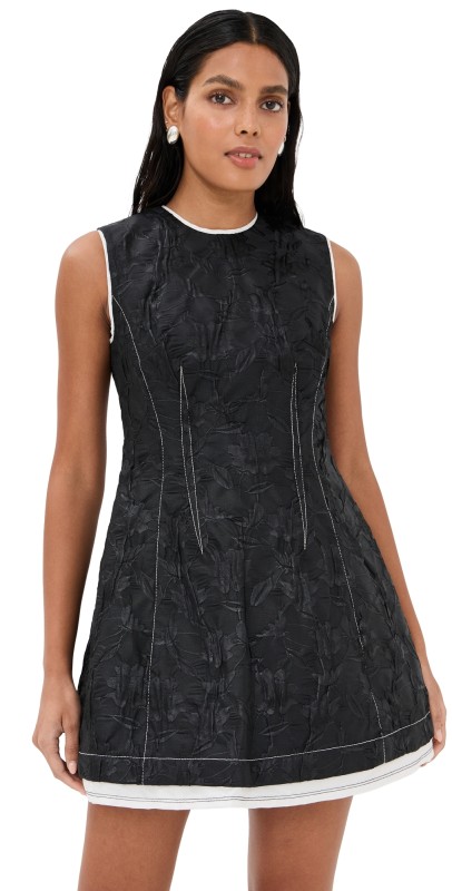 SIMKHAI Audrina Mini Dress Black