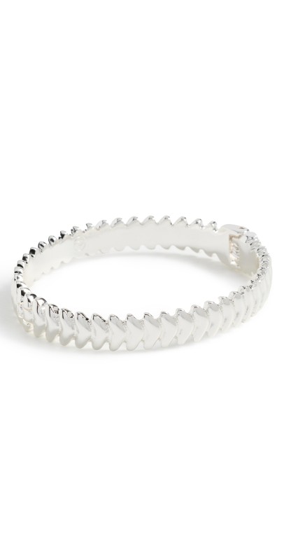 Ettika Metal Moderna Bangle Silver