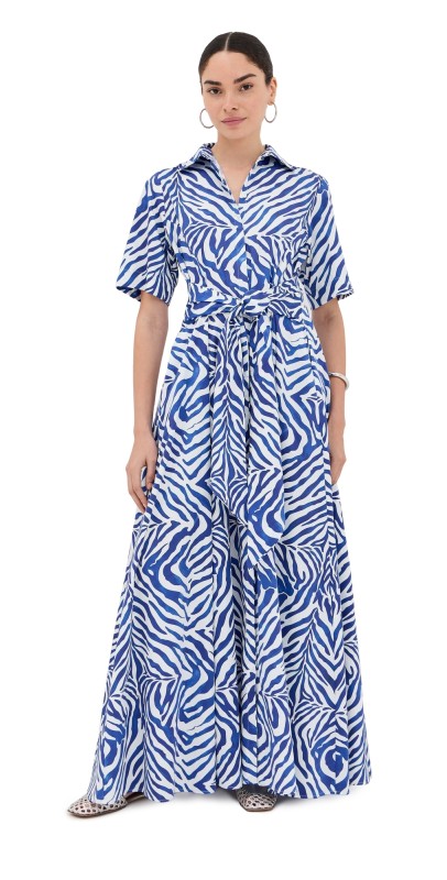 Borgo de Nor Posie Dress Safari-Indigo