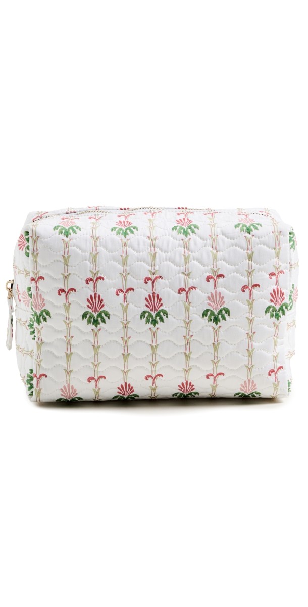 Hill House Home The Cosmetic Case Trailing Fern, White Mult