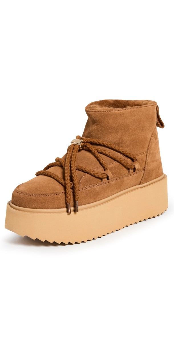 Inuikii Classic Low Platform Boots Brown
