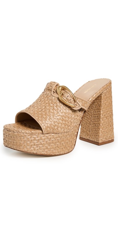 Larroudé Dolly Verona Mules Natural