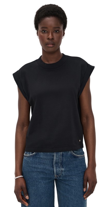 ANINE BING Caspen Tee Black