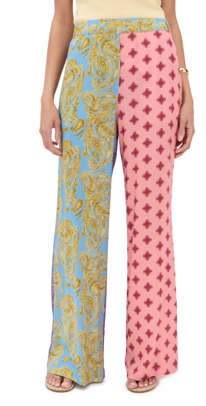 Donde Esteban Paisley Trousers Multi