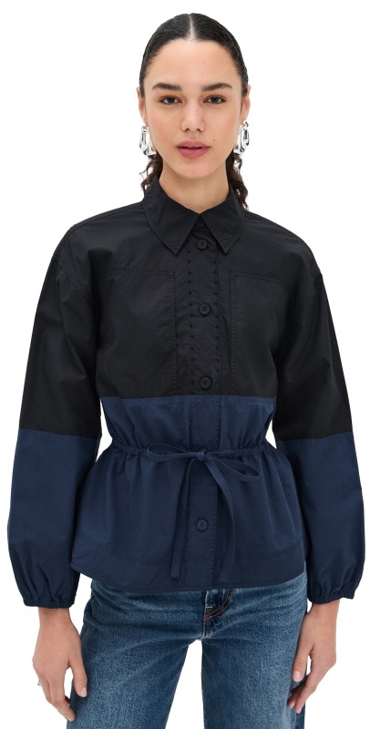 Ulla Johnson Arlo Jacket Twilight Colorblock