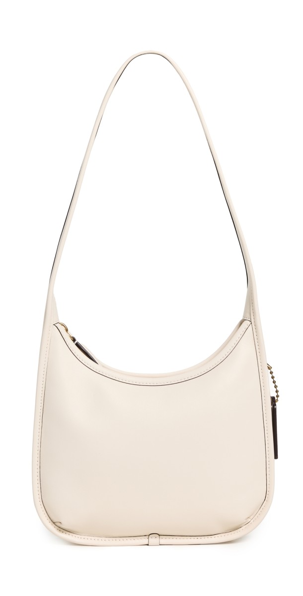 Coach Glovetanned Leather Curve Zip Bag B4/CHALK