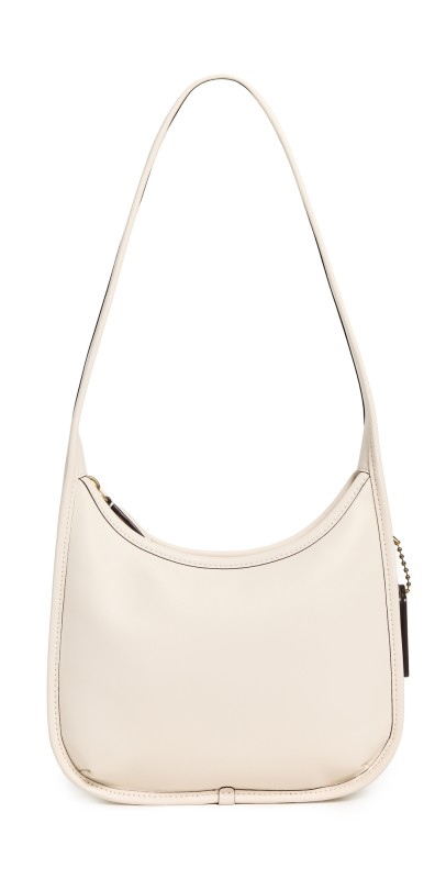 Coach Glovetanned Leather Curve Zip Bag B4/CHALK