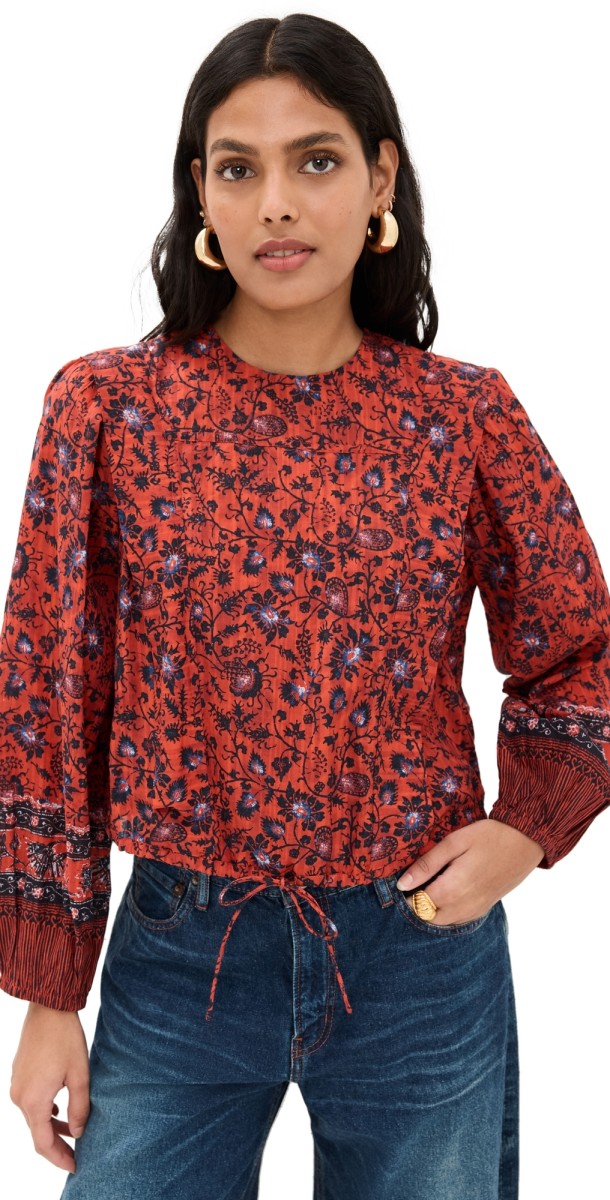Ulla Johnson Prisha Blouse Poppy
