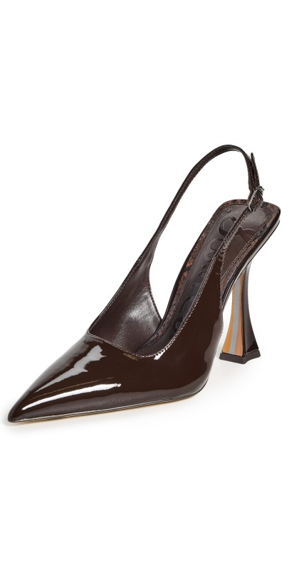 Sam Edelman Odette Slingback Heels Rich Chocolate