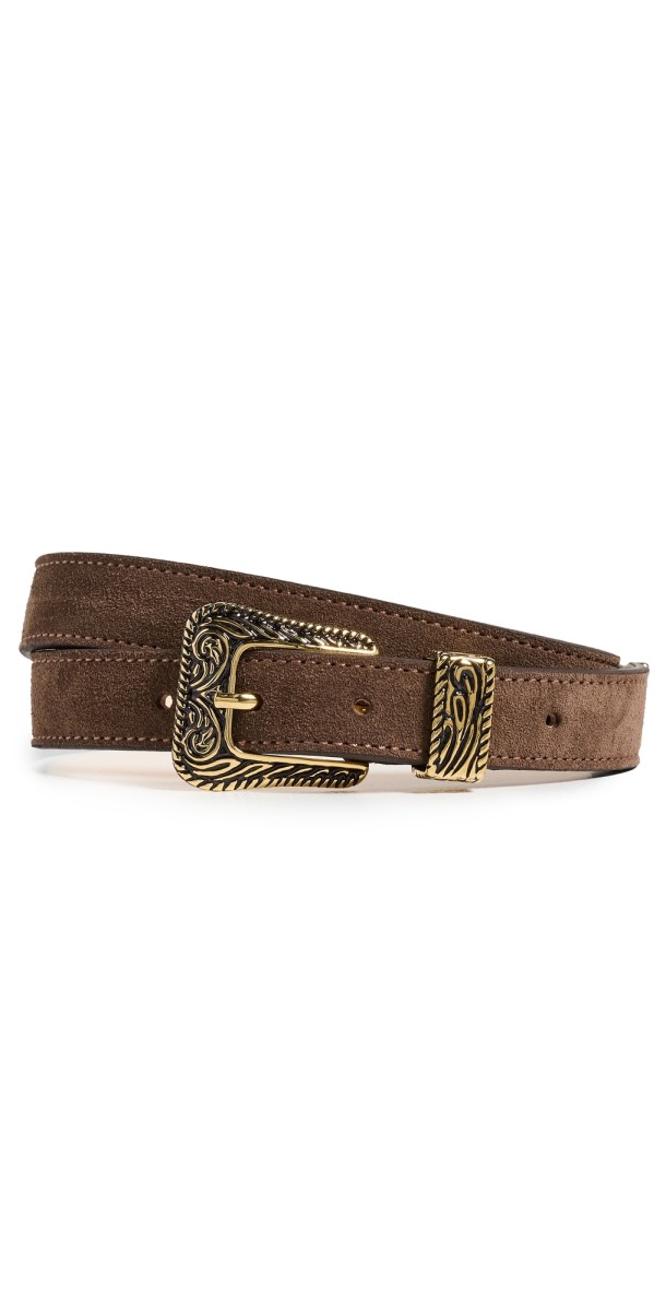 Aureum No.15 Leather Belt Chocolate