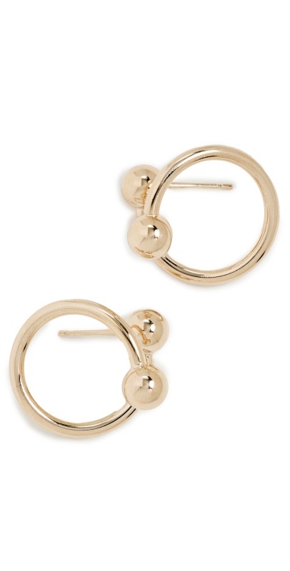 Justine Clenquet Selma Earrings Gold