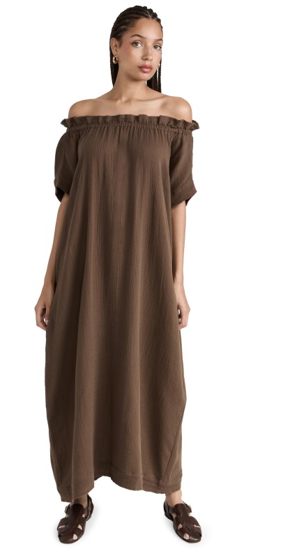 MIKOH Mirakami Maxi Dress Kombu