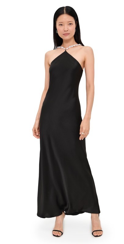 STAUD Cadence Dress Black