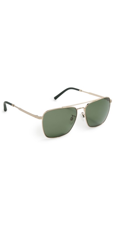 Oliver Peoples Eyewear R-15 Sunglasses Brushed Gold