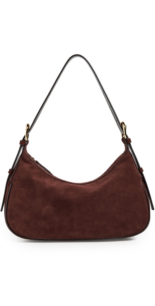 STAUD Pine Shoulder Bag Mahogany