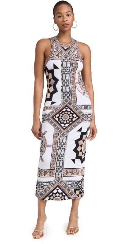 Camilla Jersey Tank Dress Tile Style