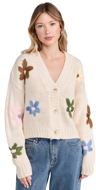 BLANKNYC Sweet Soul Cardigan Cream Combo