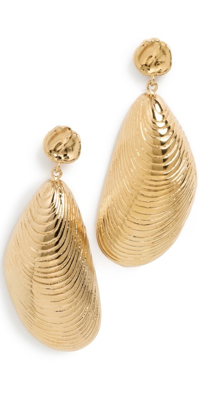 Anni Lu Moules Earrings Gold
