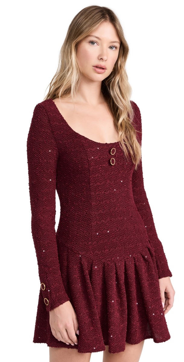 Black Halo Maverick Mini Dress Ravishing Rouge