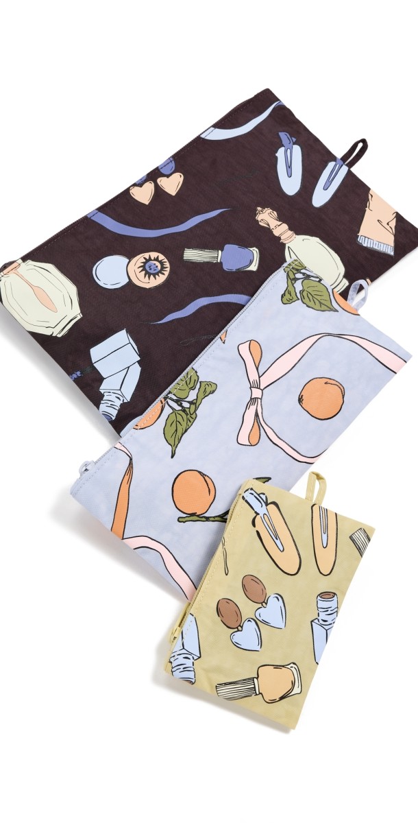 BAGGU Flat Pouch Set Get Ready With Me Get Ready With M
