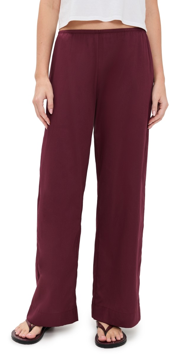 Leset Yoko Pocket Pants Merlot