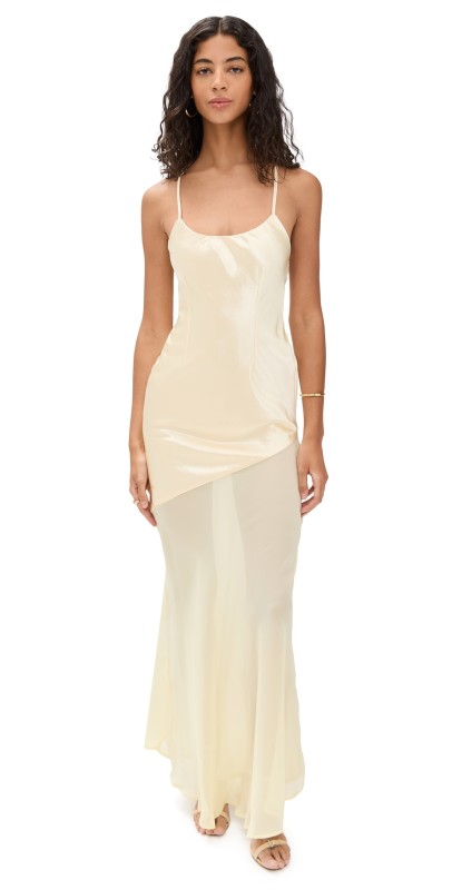 Runaway the Label Samani Maxi Dress Lemon