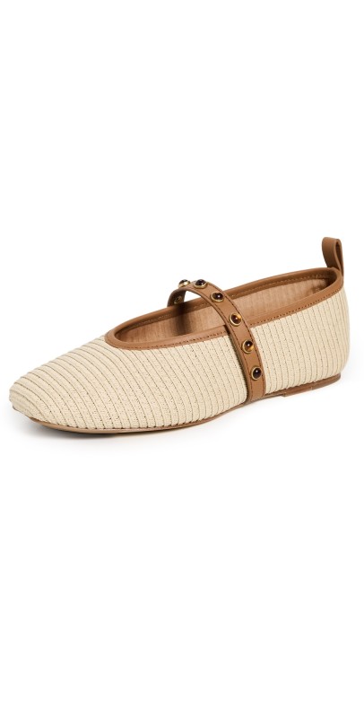 rag & bone Cabochon Spire Mary Janes Nat