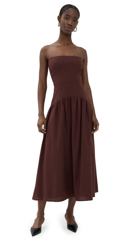 Seven Wonders Danica Midi Dress Chocolate