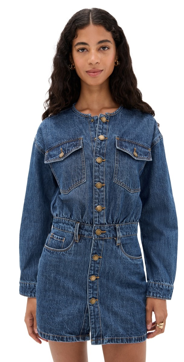 BLANKNYC Ready Set Go Dress Med Indigo