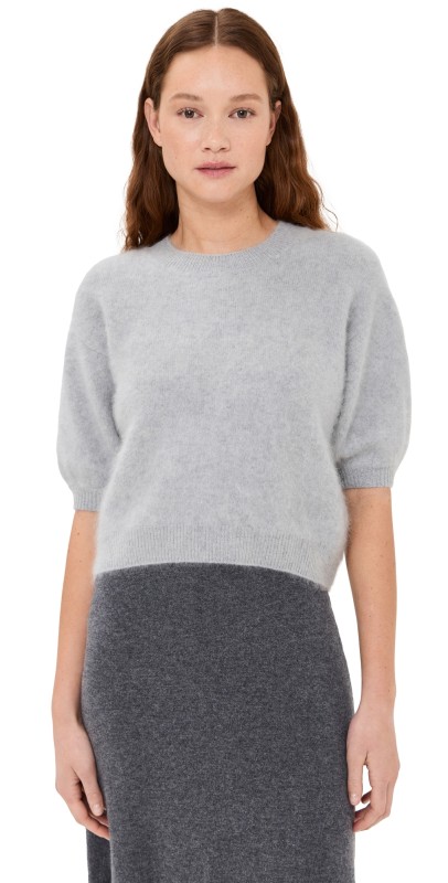 LISA YANG Juniper Cashmere Sweater Cloudy Brushed