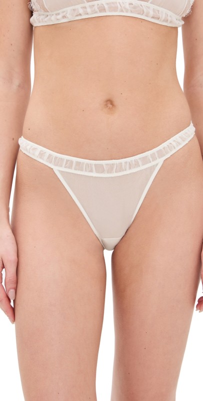 Kiki De Montparnasse Tetine Lace Panties Ivory