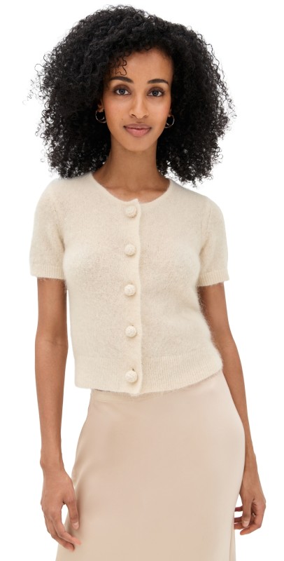 The Garment Roma Mini Cardigan Champagne