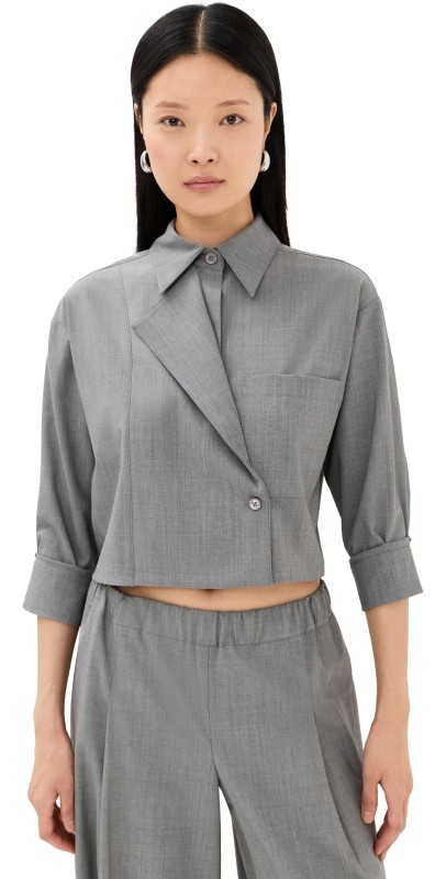 TWP Next Chapter Top Medium Heather Grey