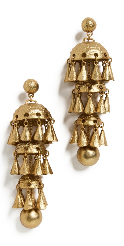 Zimmermann Whimsy Chandelier Earrings Antique Gold