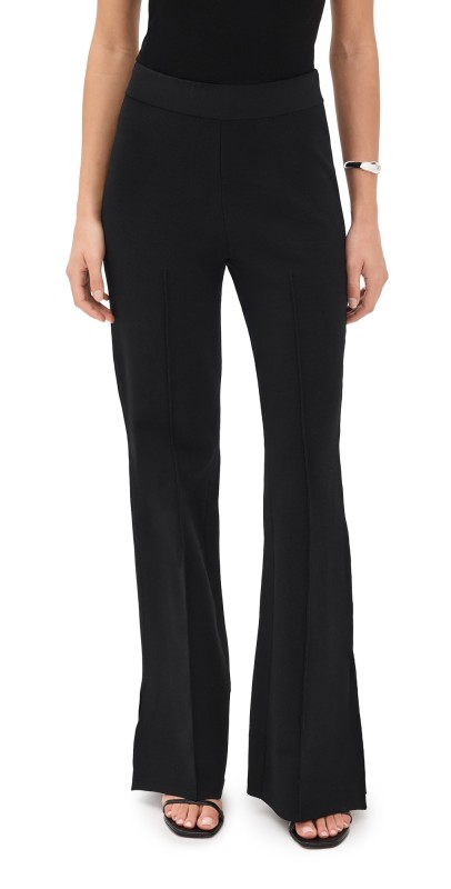 Apiece Apart Hana Pull On Full Flare Pants Black