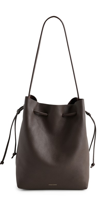 Mansur Gavriel Drawstring Cabas Bag Chocolat