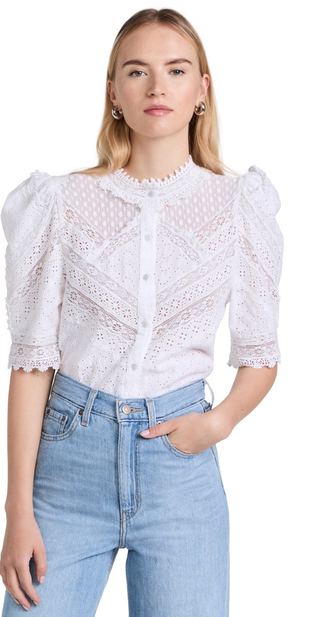 Love The Label Paola Top White