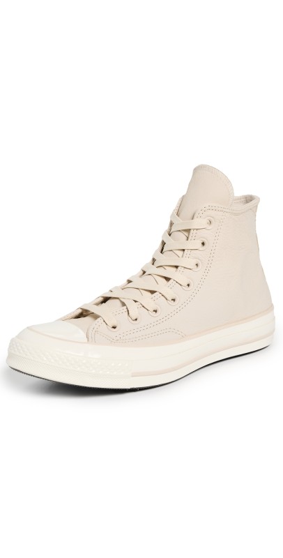 Converse Chuck 70 Nubuck Leather Sneakers LIGHT DUNE/EGRET/EGRET