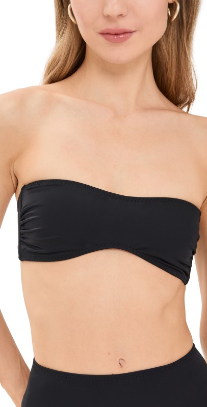 Norma Kamali Sunglass Bra Top Black