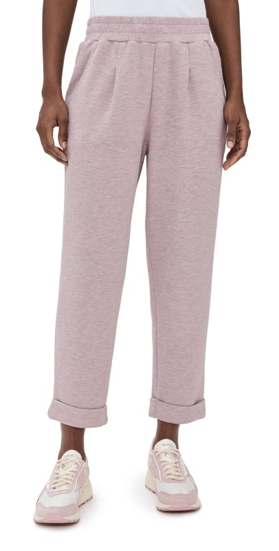 Varley The Rolled Cuff Pants 25 Mauve Marl
